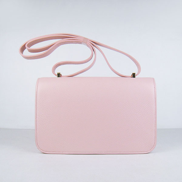 7A Hermes Constance Togo Leather Single Bag Pink Gold Hardware H020 - Click Image to Close